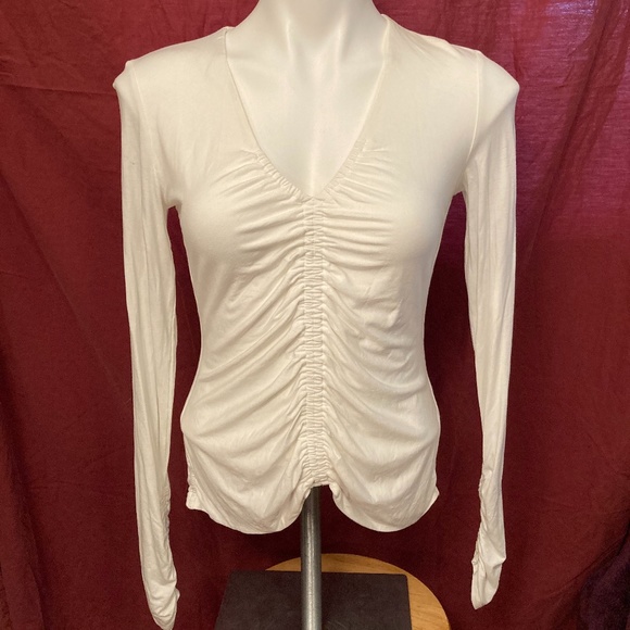 Bailey 44 Long Sleeve White Blouse - LAST DAY! - Picture 1 of 9